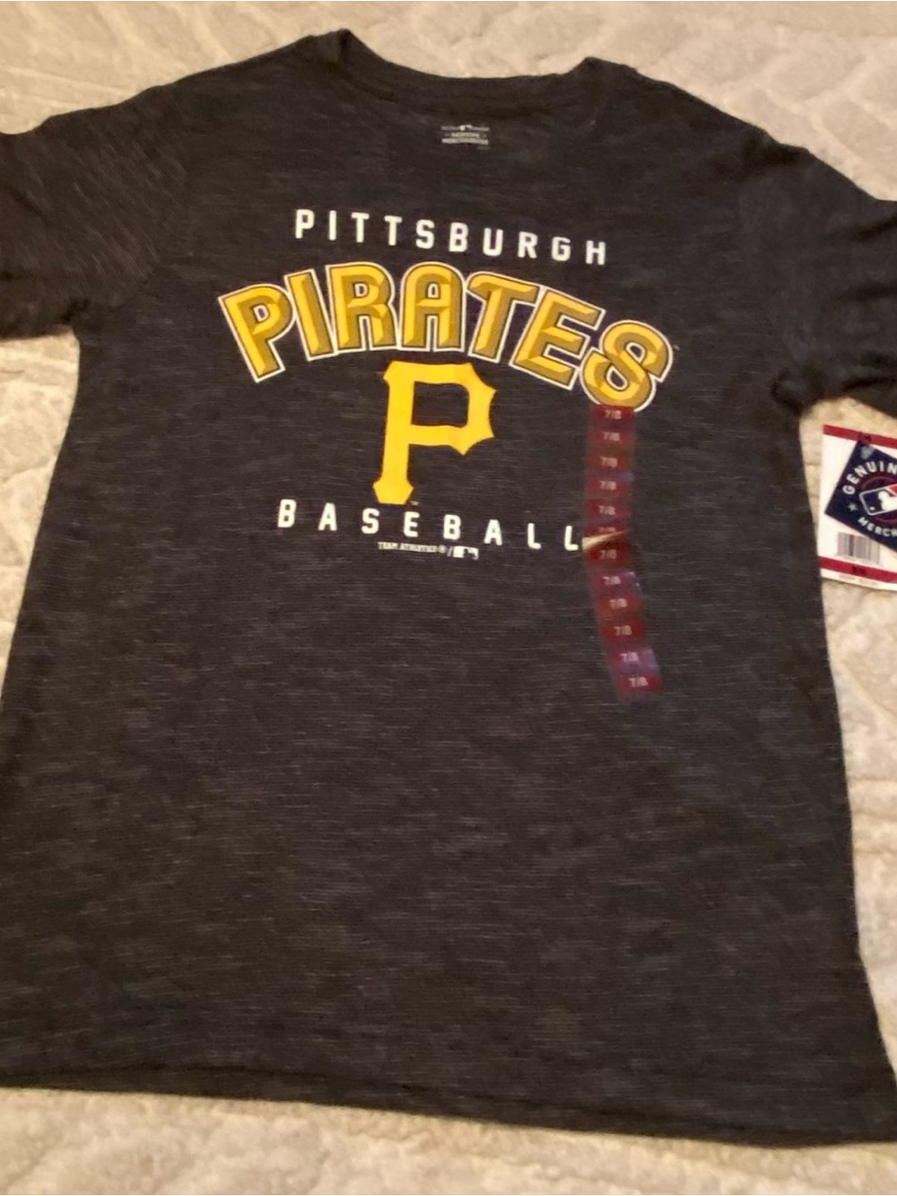 Pittsburgh Pirates shirt boys medium Team Athletics NWT